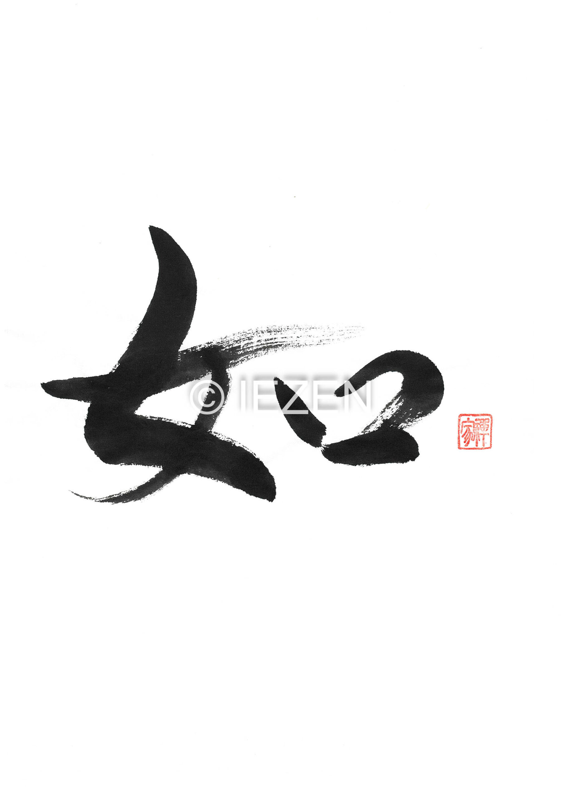 如 NYO にょ 家禅 IEZEN.JP